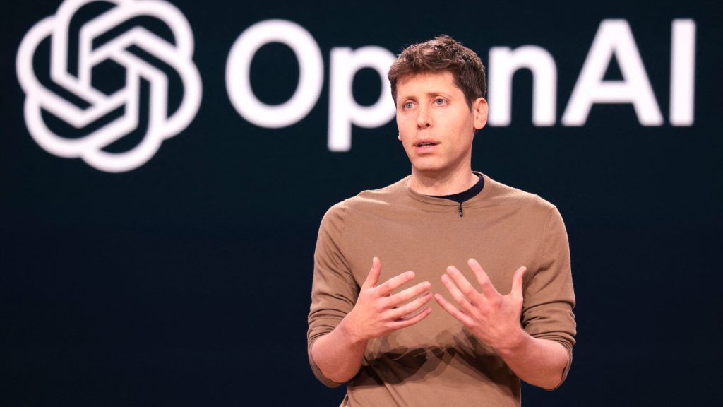 Photo d'illustration de Sam Altman fondateur de OpenAI