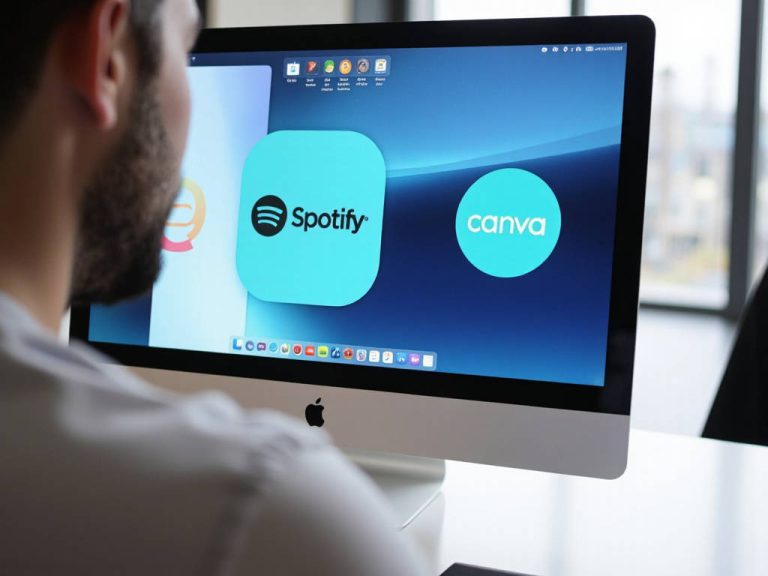 ChatGPT SDK Apps - Illustration de l'intégration d'applications comme Spotify et Canva directement dans l'interface de ChatGPT.