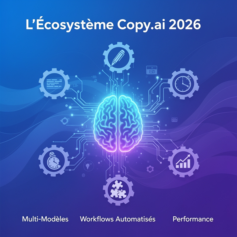 Infographie : Copy.ai en 2026 : La Plateforme AI Ultime pour Transformer Votre Stratégie de Contenu et GTM