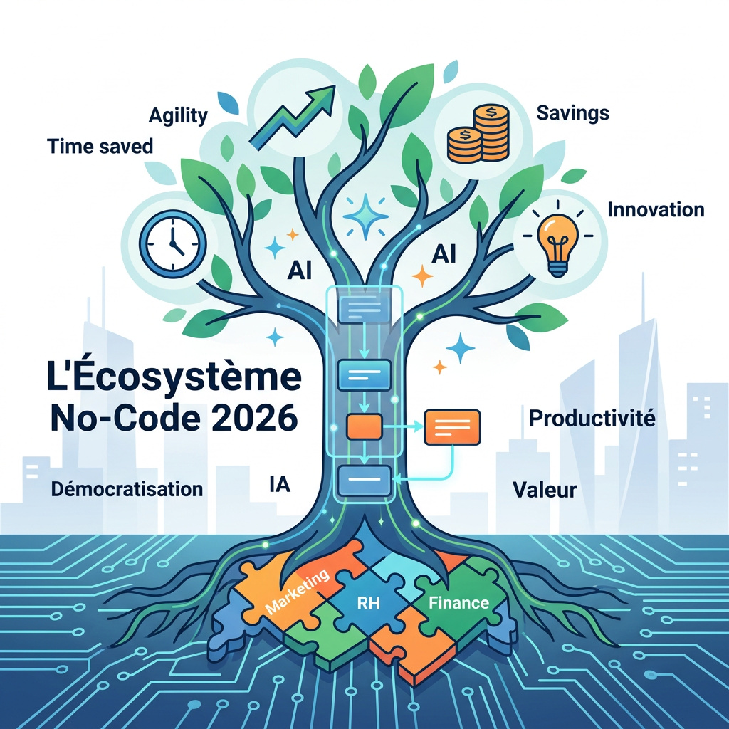 Infographie : no code automatisation