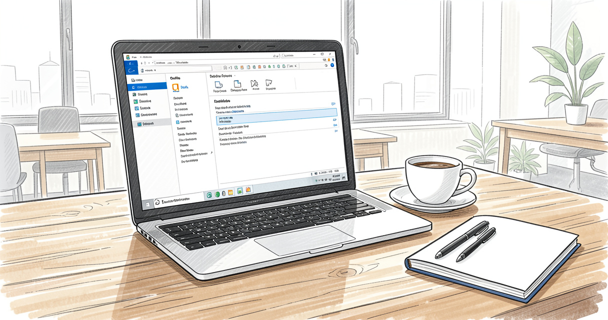 Configuration de la messagerie Convergence Toulouse dans Outlook sur un ordinateur portable professionnel