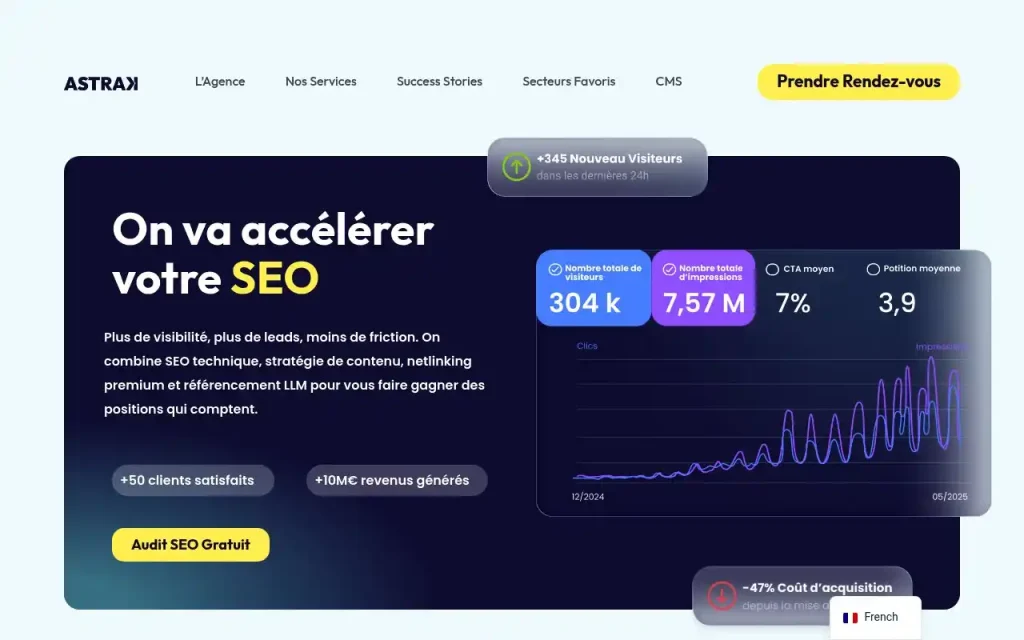 Apercu du site Astrak