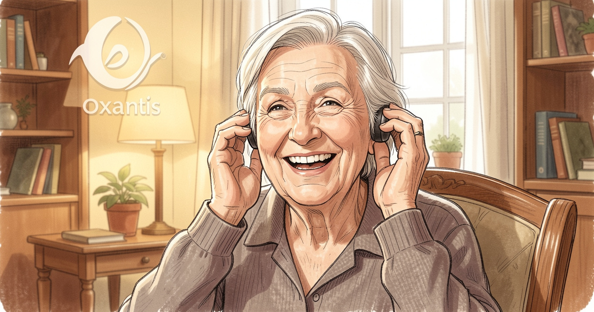 patient âgé souriant grâce à la dispense d'avance de frais Oxantis