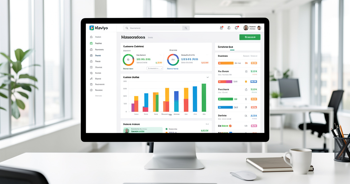 Analytics Klaviyo dashboard customer segmentation visualisation marketing automation interface moderne 2026