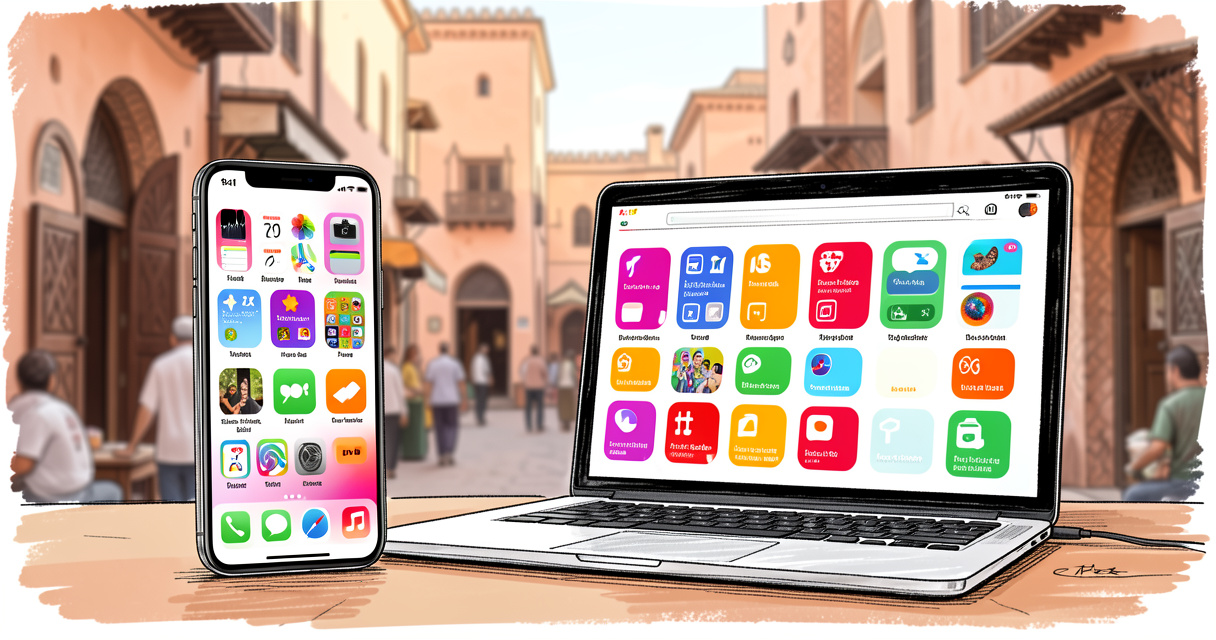 Développement d'applications mobiles iOS et Android par Quicktech Marrakech