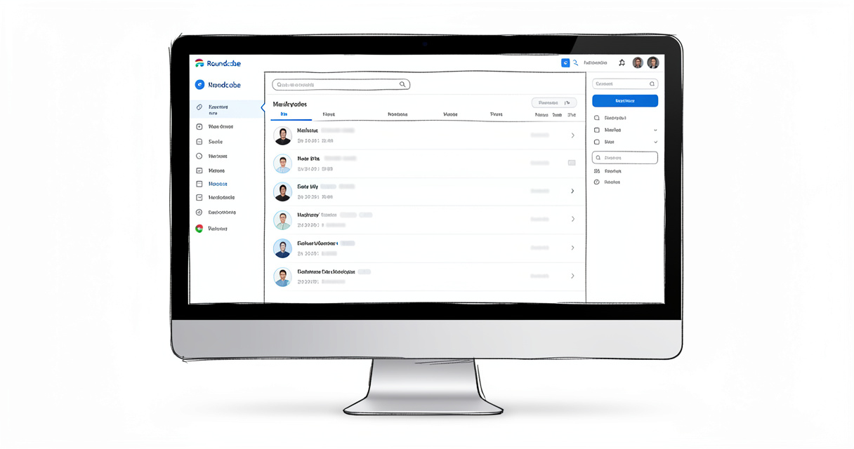 Boîte de réception de l'interface Roundcube OVHcloud avec dossiers visibles