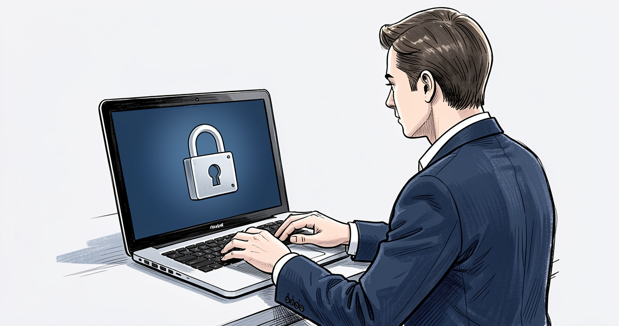 Connexion à MyCecurity sur ordinateur pour consulter un bulletin de paie en ligne