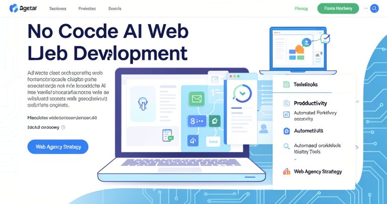 Création de site web et automatisation workflow avec outils no-code IA pour PME