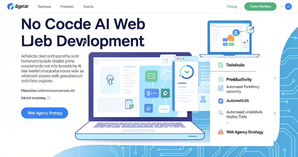 Création de site web et automatisation workflow avec outils no-code IA pour PME